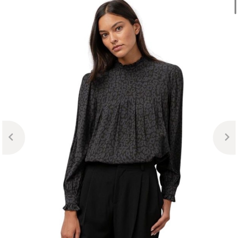 Rails crepe top blouse